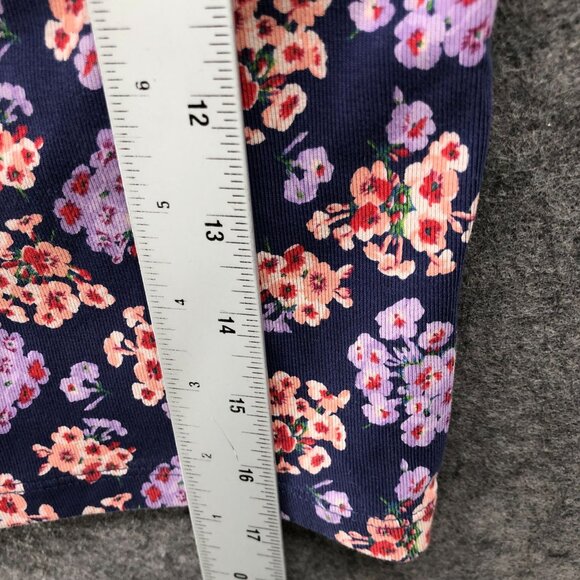 Uniqlo x Paul & Joe Short Sleeve Cropped T Shirt Womens M Floral Scoop Neck - Picture 6 of 8